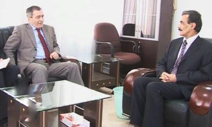 وزير الداخلية  لدى لقائه   السيد أناتولي سافو نوف